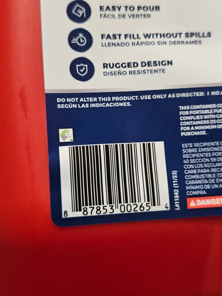 1 Gal. Smart Control Gas Can - image 2