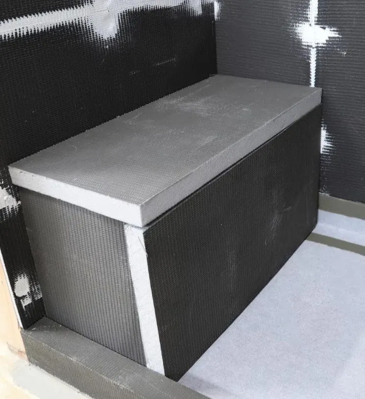 Pre-Fabricated Tile-Ready Shower Bench Seat - image 1