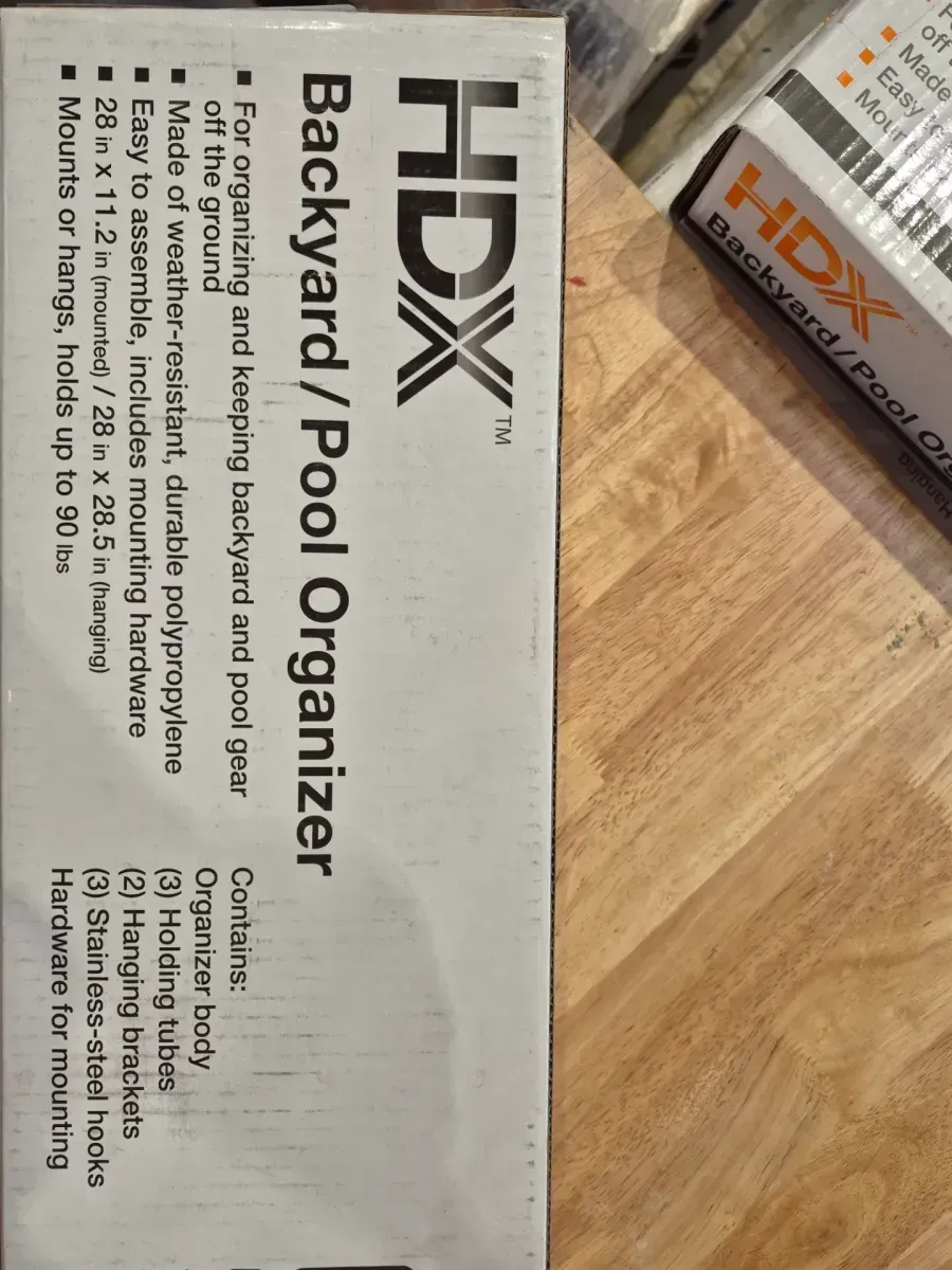 Swimming Pool and Backyard Wall Mounted Hanging Tool Organizer - image 2