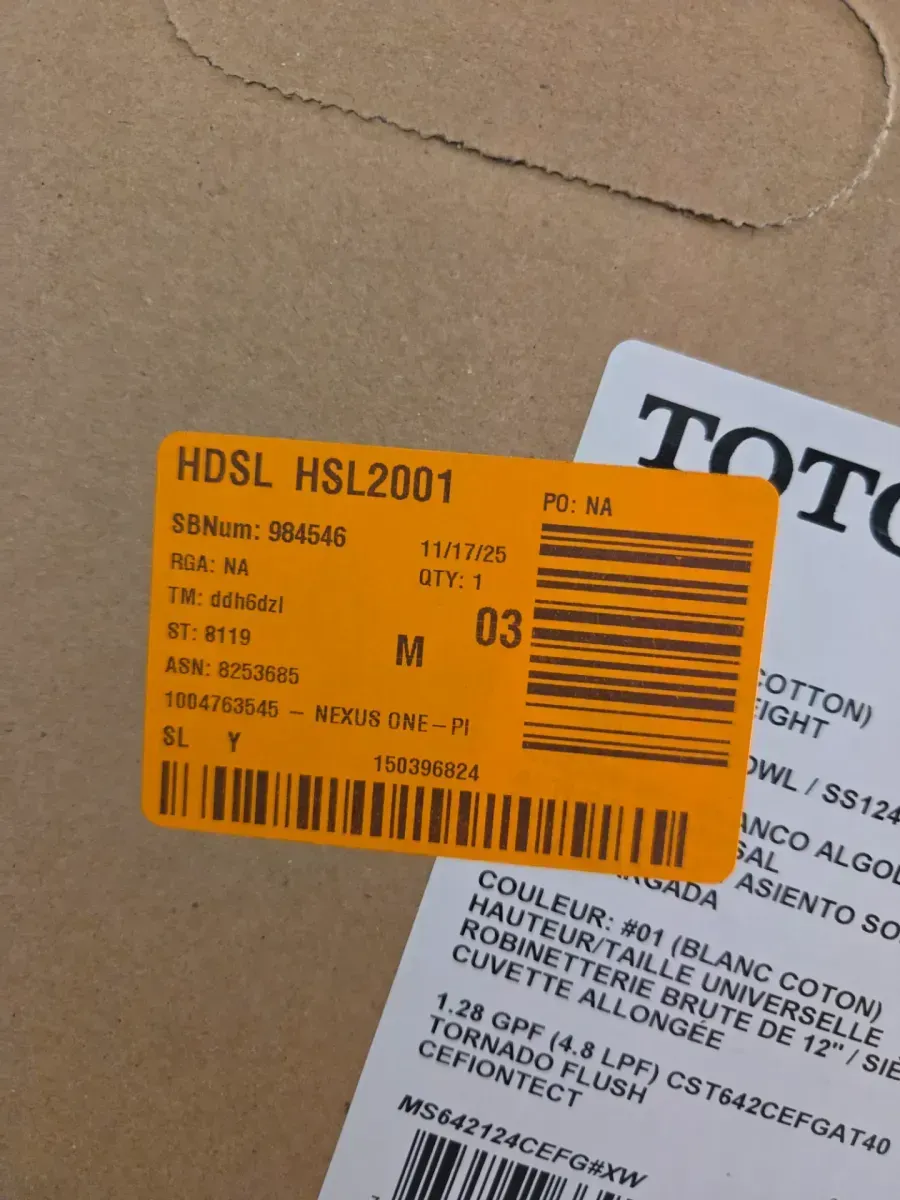 TOTO Nexus 1G One-Piece Elongated 1.28 GPF Toilet, Cotton White - image 1