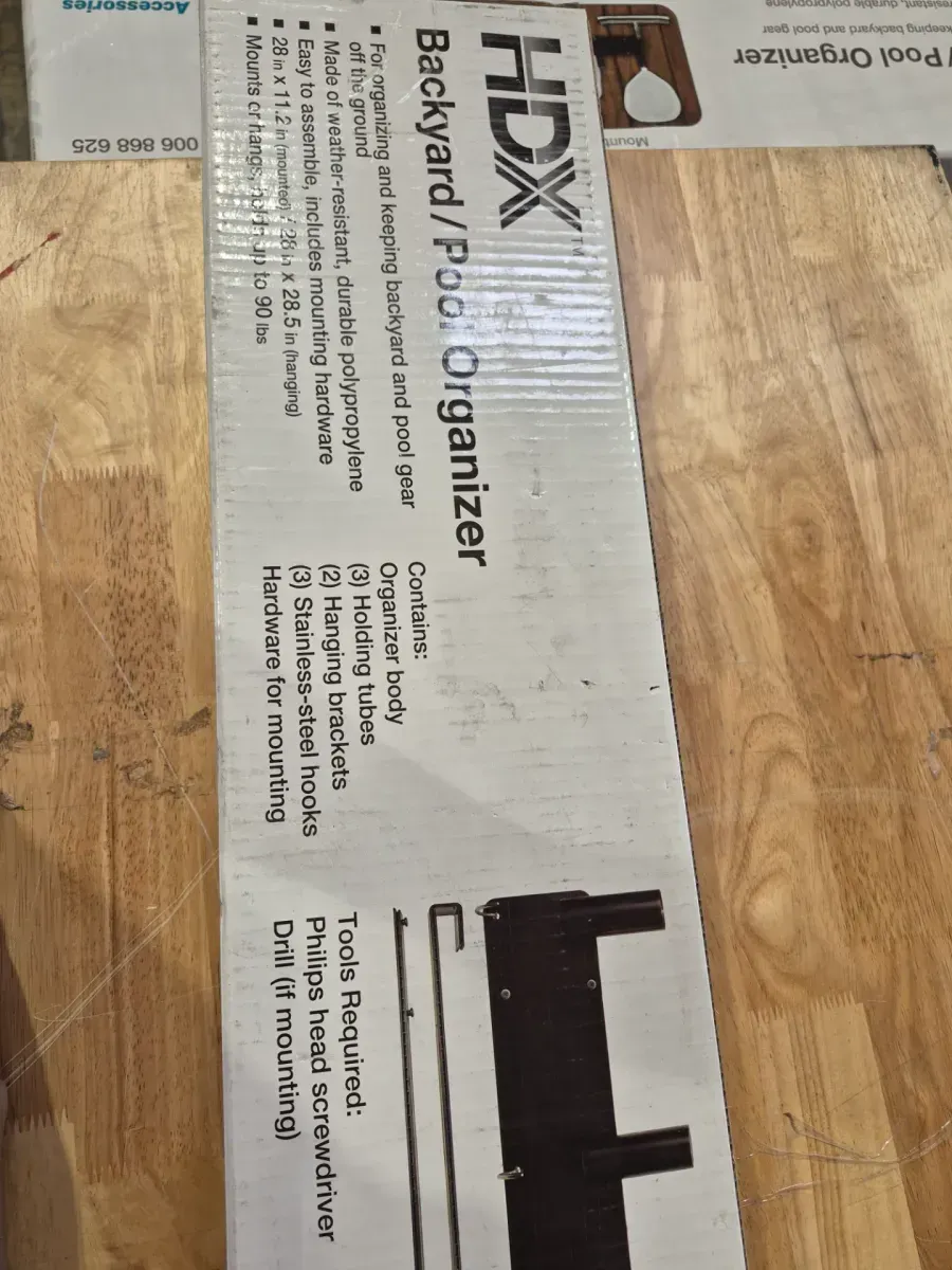 Swimming Pool and Backyard Wall Mounted Hanging Tool Organizer - image 2