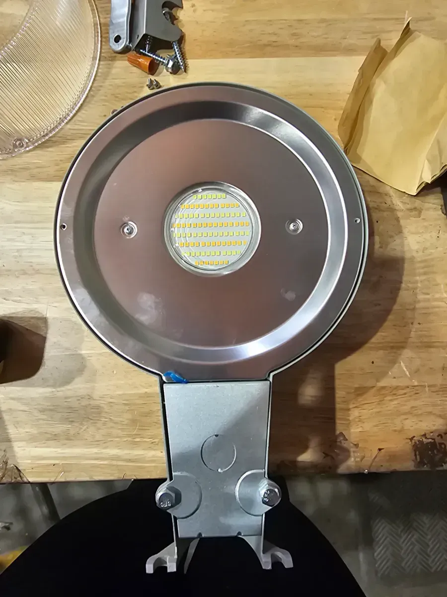 ALS 200-Watt Equivalent 6000 Lumen Gray Finish Dusk to Dawn Integrated LED Area Light/Flood Light - image 2