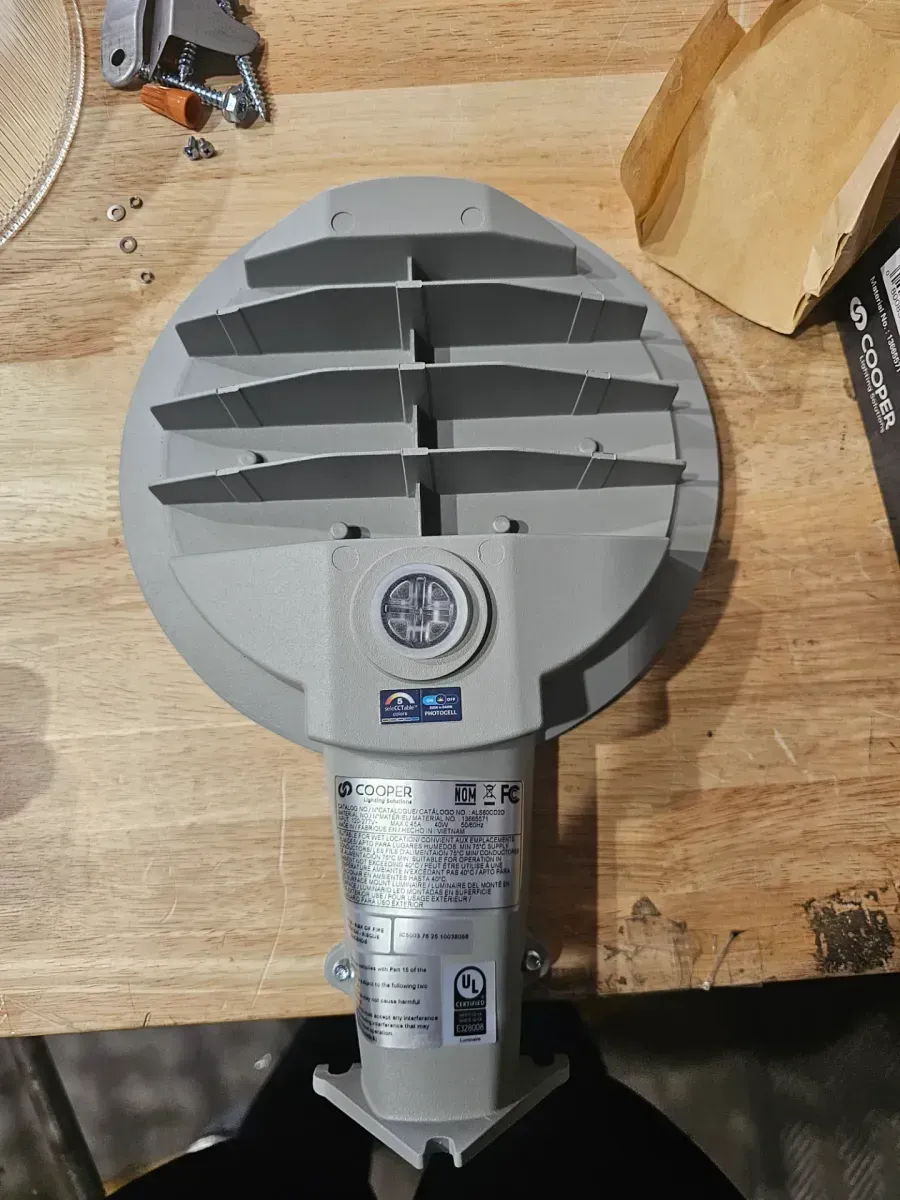 ALS 200-Watt Equivalent 6000 Lumen Gray Finish Dusk to Dawn Integrated LED Area Light/Flood Light - image 3