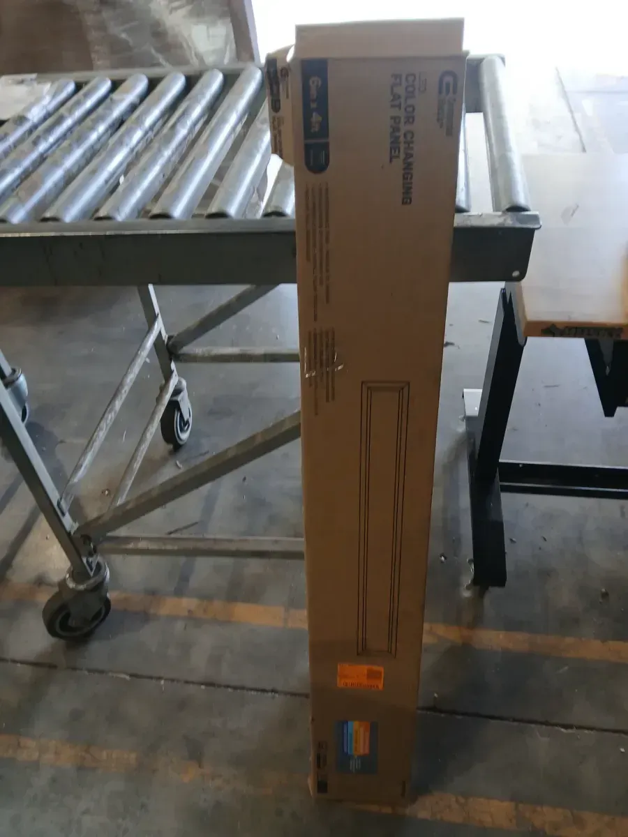 1-Pk 6 in. x 4 ft. 1900 Lumens Dimmable White Integrated LED Flat Panel Ceiling Flush Mount Fixture with Adjustable 5CCT - image 2