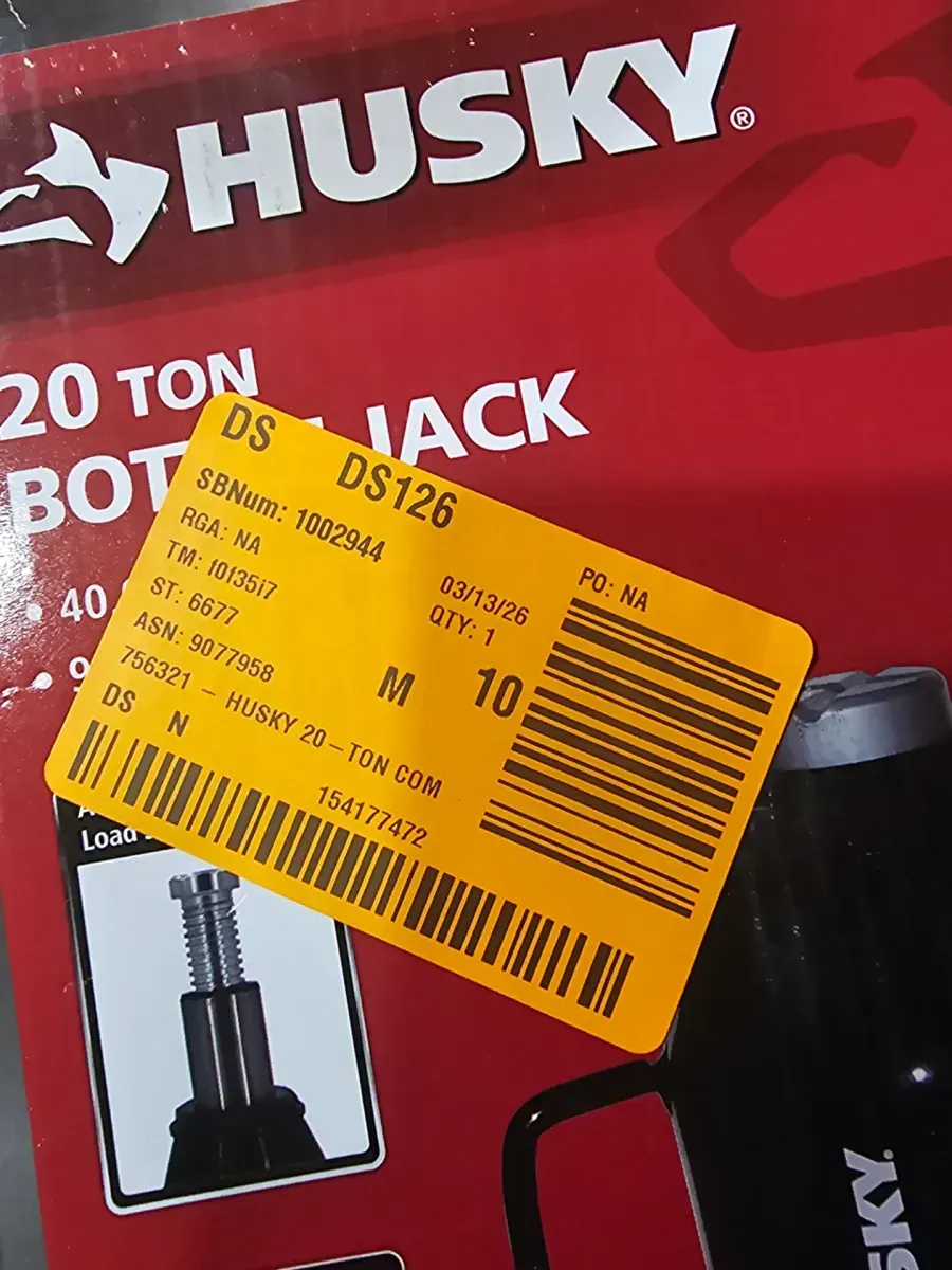 Husky 20-Ton Hydraulic Bottle Car Jack - image 4