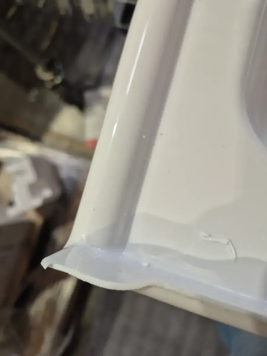 White Acrylic Center Drain Shower Base - image 4