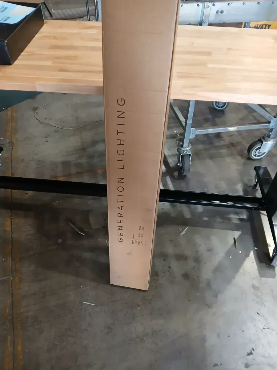 Drop Lens Collection 48 in. W 2-Light White Flushmount - image 2