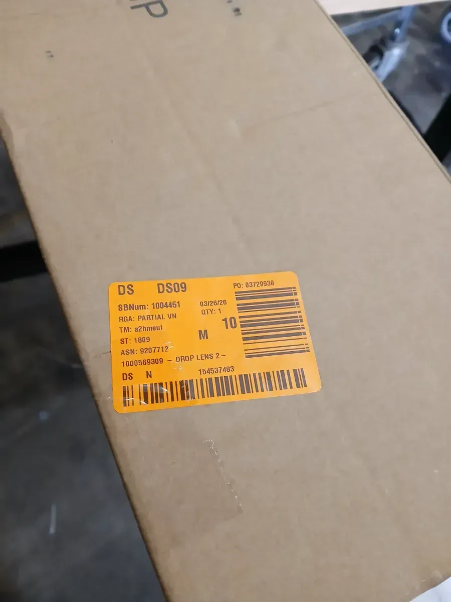 Drop Lens Collection 48 in. W 2-Light White Flushmount - image 4