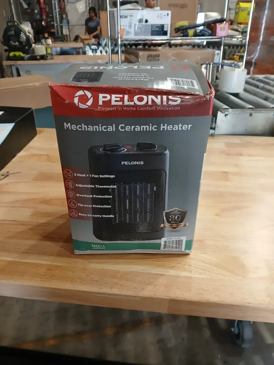 Pelonis Electric Heater Set: Portable Ceramic & Tower Space Heaters (1500-Watt 23 in. Digital Tower Ceramic Heater and 9 in. Personal Space Heater Combo) - image 3