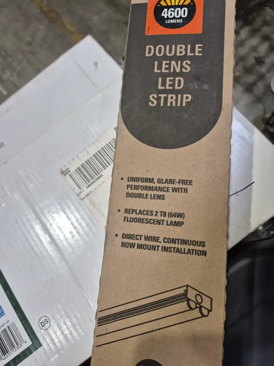 4 ft. 2-Light Linear White Integrated LED Ceiling Strip Light with 4200 Lumens, 4000K - image 2