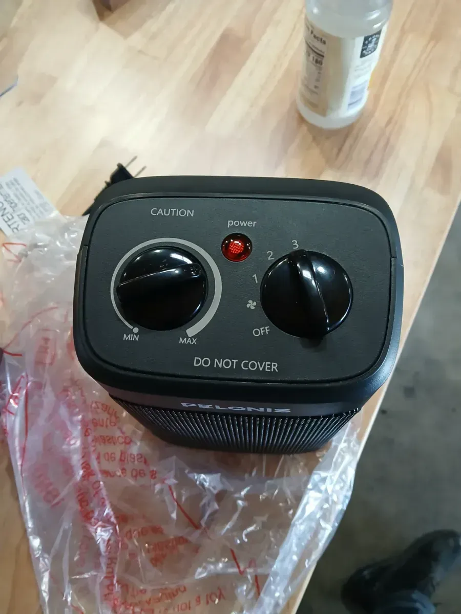 Pelonis Electric Heater Set: Portable Ceramic & Tower Space Heaters (1500-Watt 23 in. Digital Tower Ceramic Heater and 9 in. Personal Space Heater Combo) - image 5