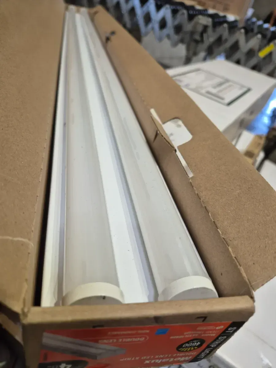 4 ft. 2-Light Linear White Integrated LED Ceiling Strip Light with 4200 Lumens, 4000K - image 4