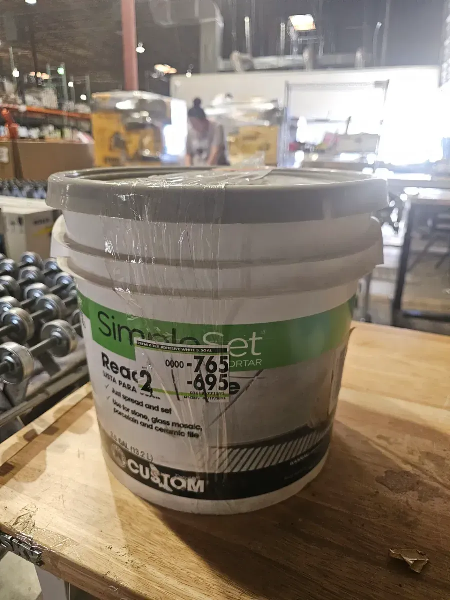 SimpleSet 3 1/2 Gal. White Premixed Thinset Mortar - image 2