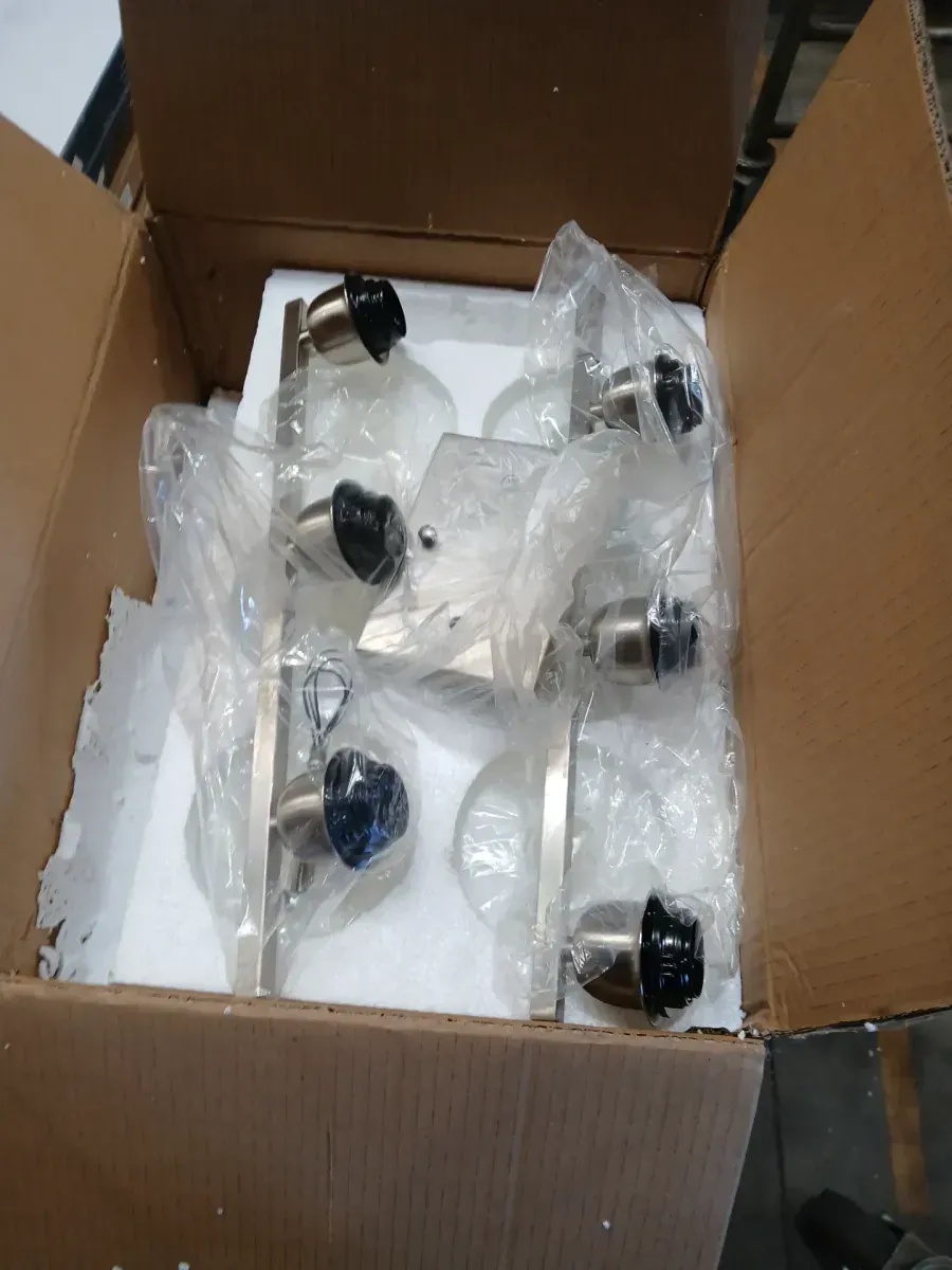 52 in. 8 Light Chrome Dimmable Vanity Light with White Glass Shade for Bedroom Bathroom Dressing Room, No Bulbs Included - image 3