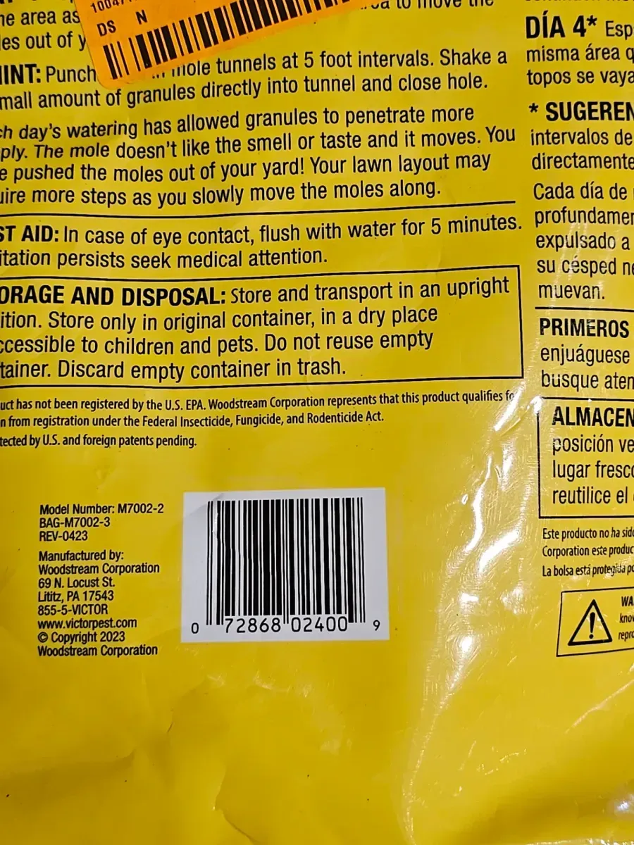 Victor Dual Action Mole & Gopher Repellent, 10 lbs - image 4
