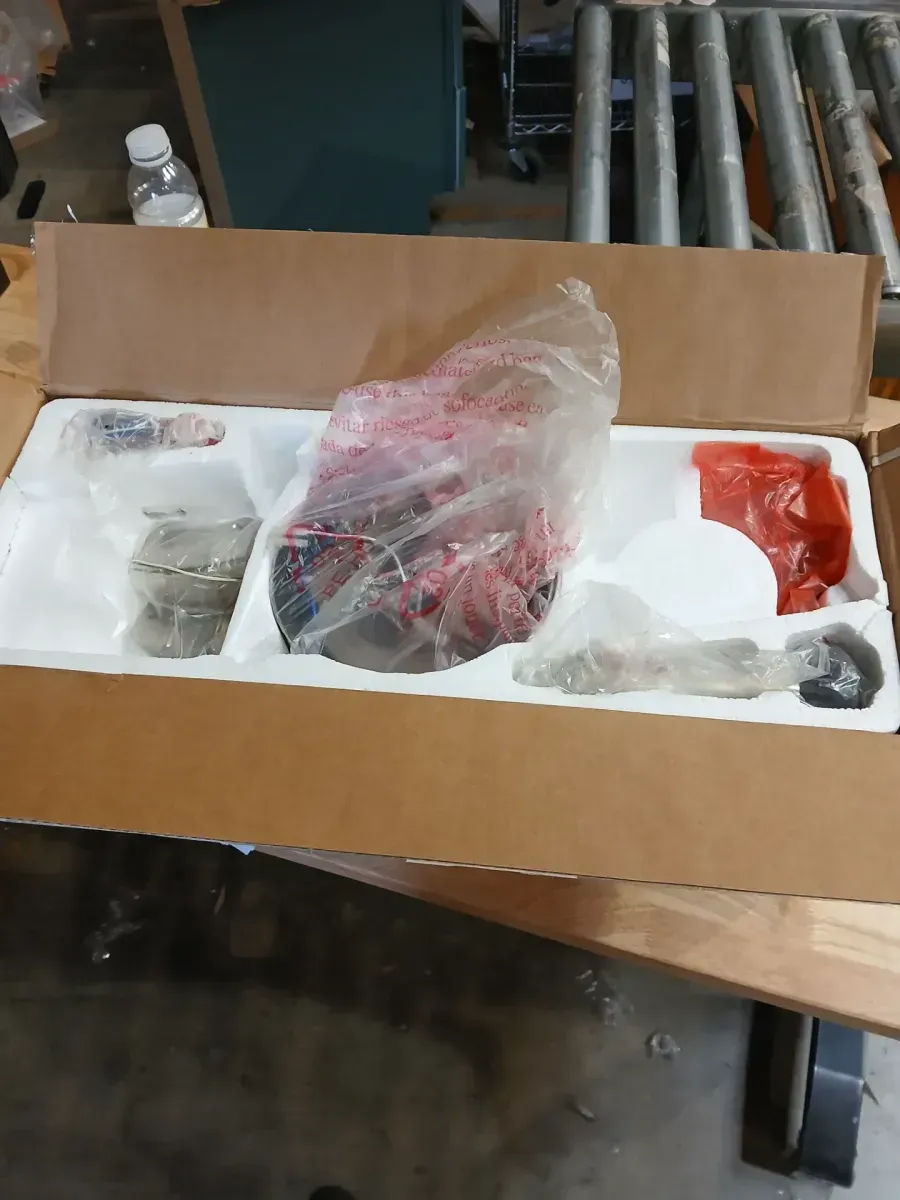 44-inch Brushed Nickel 3-Blade Ceiling Fan with LED Light Kit - image 4