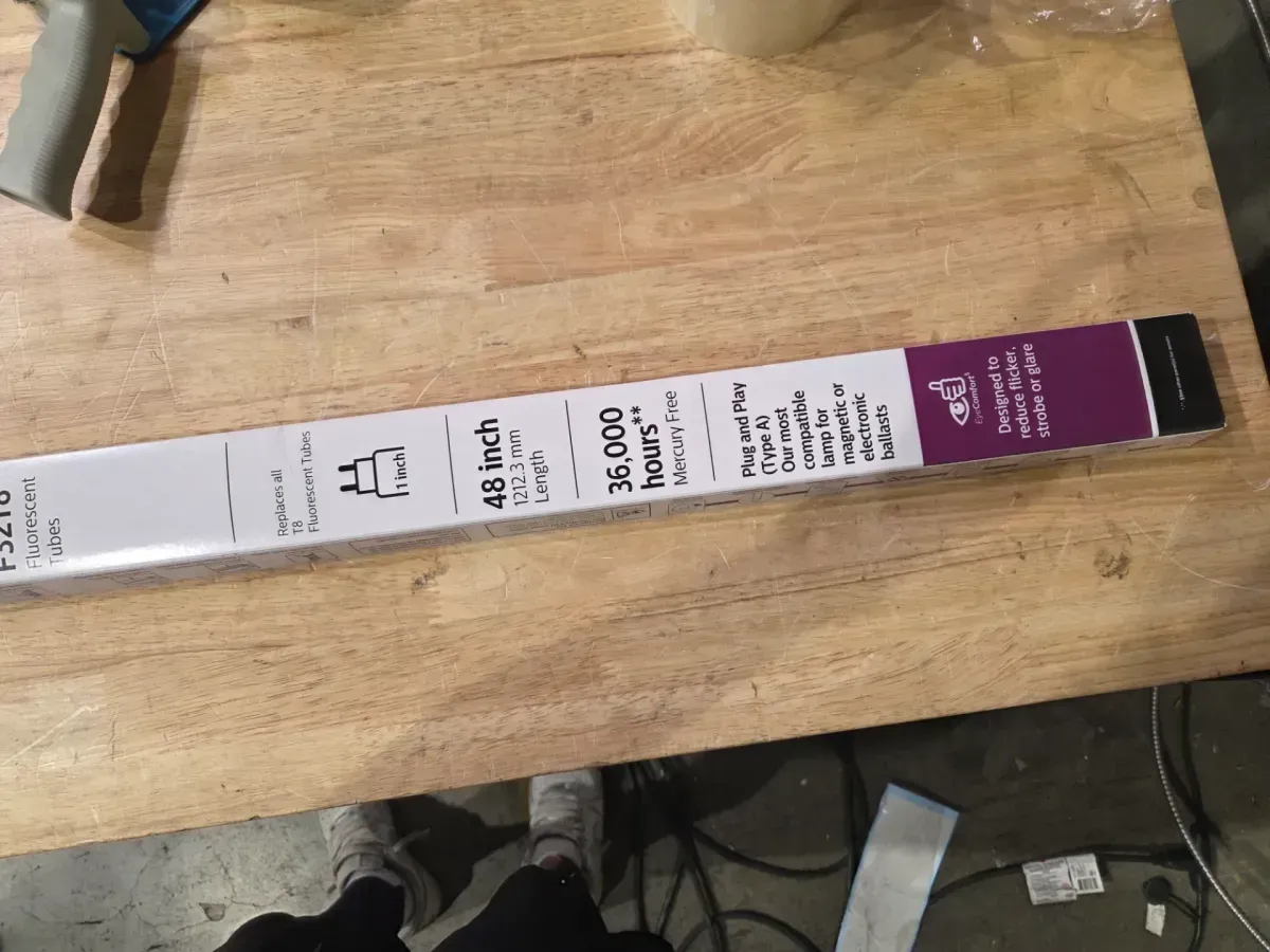 Philips LED InstantFit T8 Tube Light Bulbs (2-Pack) - image 3