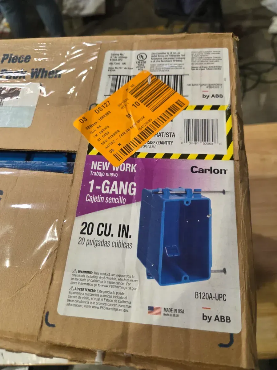 Single-Gang Nail-On New Work Electrical Box - image 4