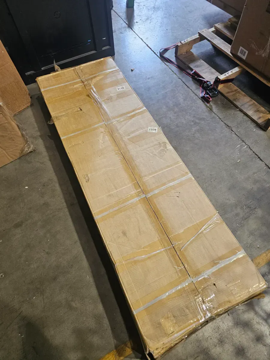 Modern White Makeup Vanity with Full-Length LED Lighted Mirror and Storage - image 3