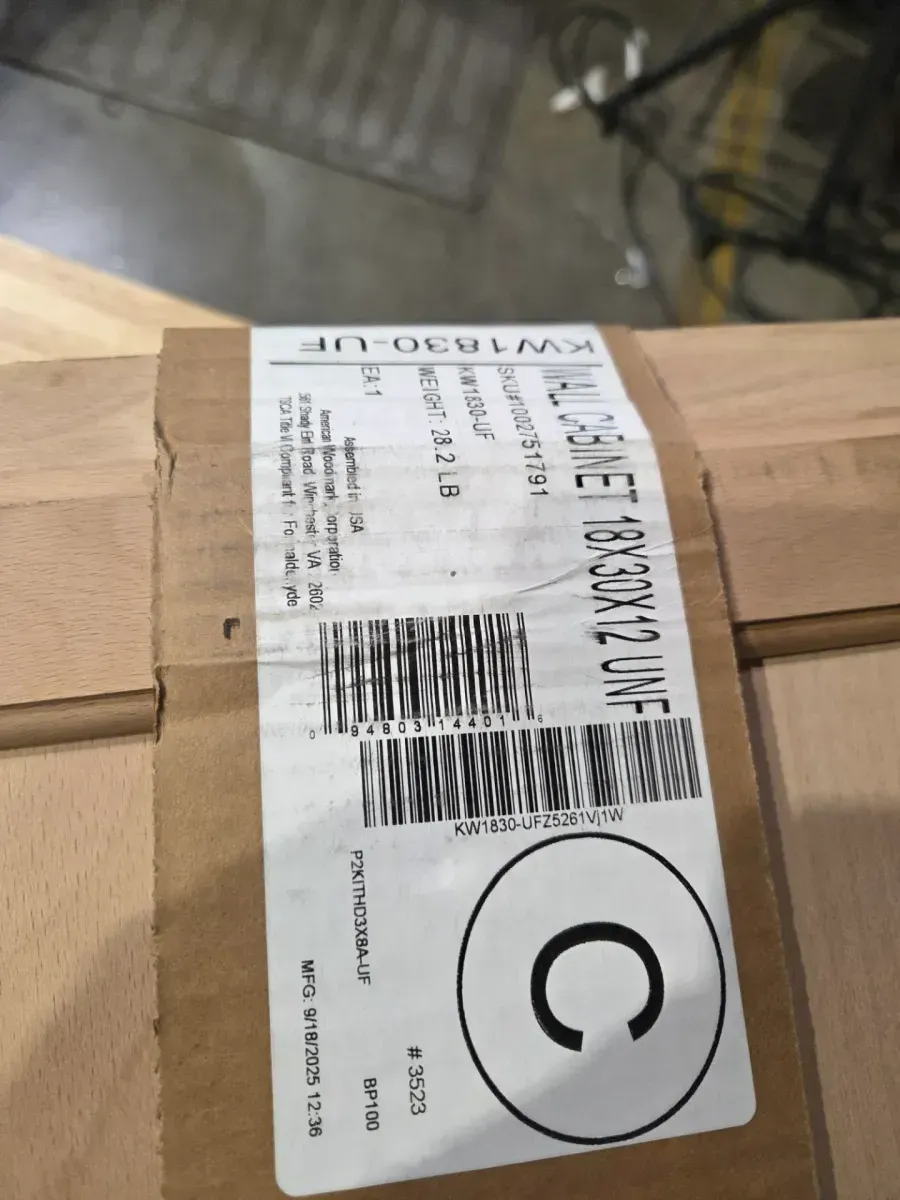 Unfinished Wood Shaker Style Wall Kitchen Cabinet - image 3