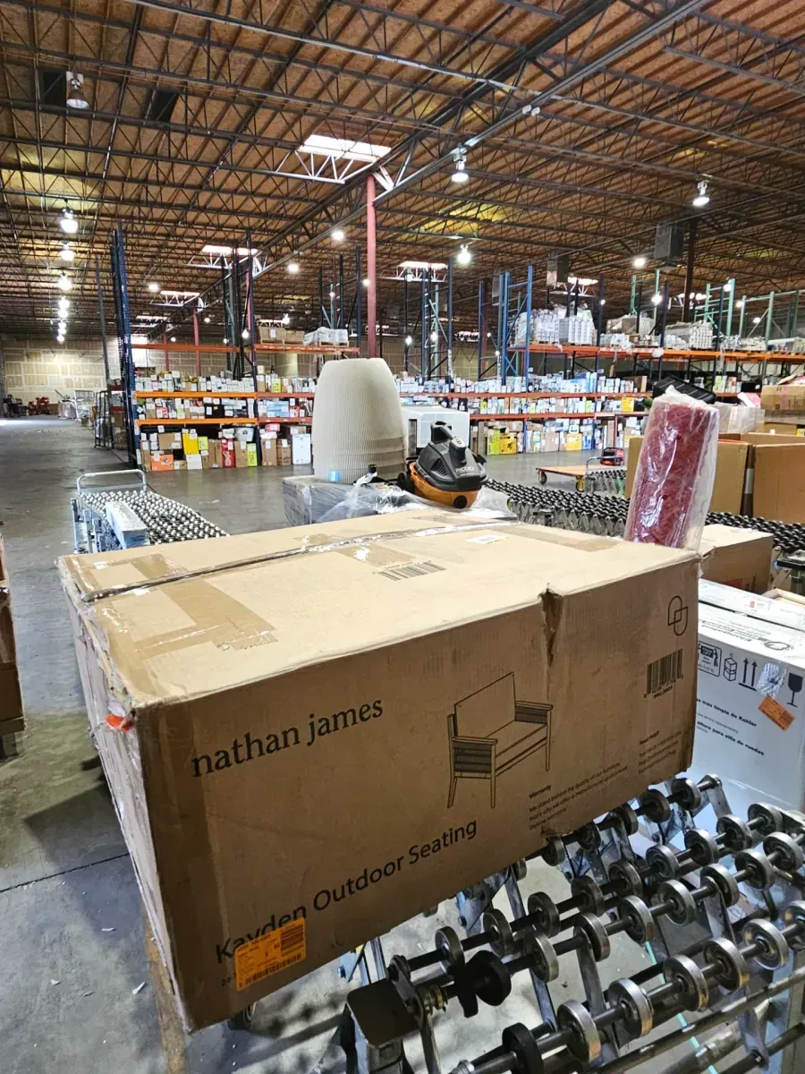 Kayden Bohemian Raw Oak Solid Wood Outdoor Armchair with White Cream Upholstered Cushions and Rope Accent - image 6