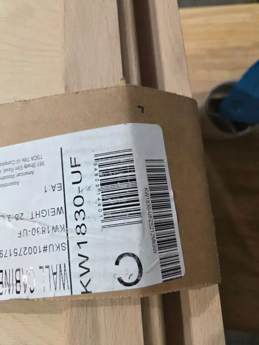 Unfinished Wood Shaker Style Wall Kitchen Cabinet - image 4