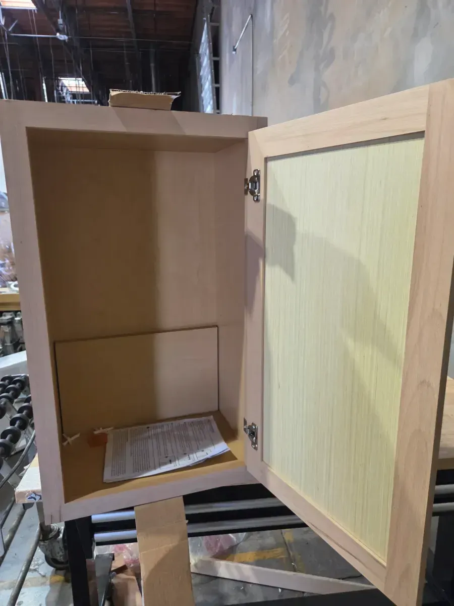 Unfinished Wood Shaker Style Wall Kitchen Cabinet - image 5