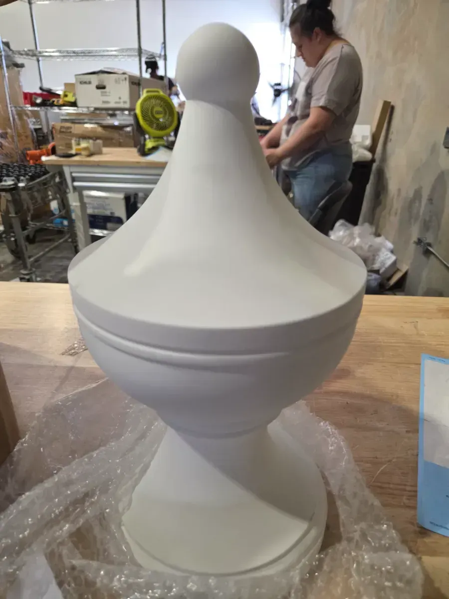 6-3/4 in. x 6-3/4 in. x 13 in. Urn Finial - image 3