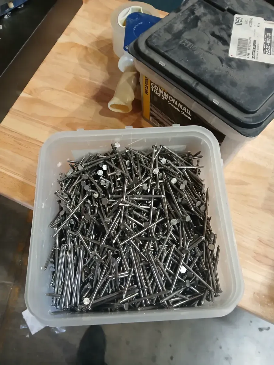 10D (3 in.) Bright Common Nail 30 lbs. Bucket - image 3