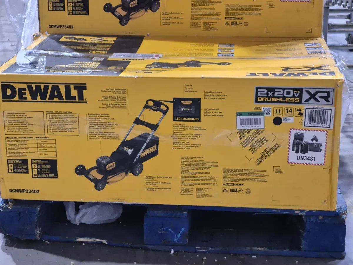 2x20V MAX 21 in. Cordless Battery Powered Push Lawn Mower Kit with (2) 10 Ah Batteries and Chargers - image 3