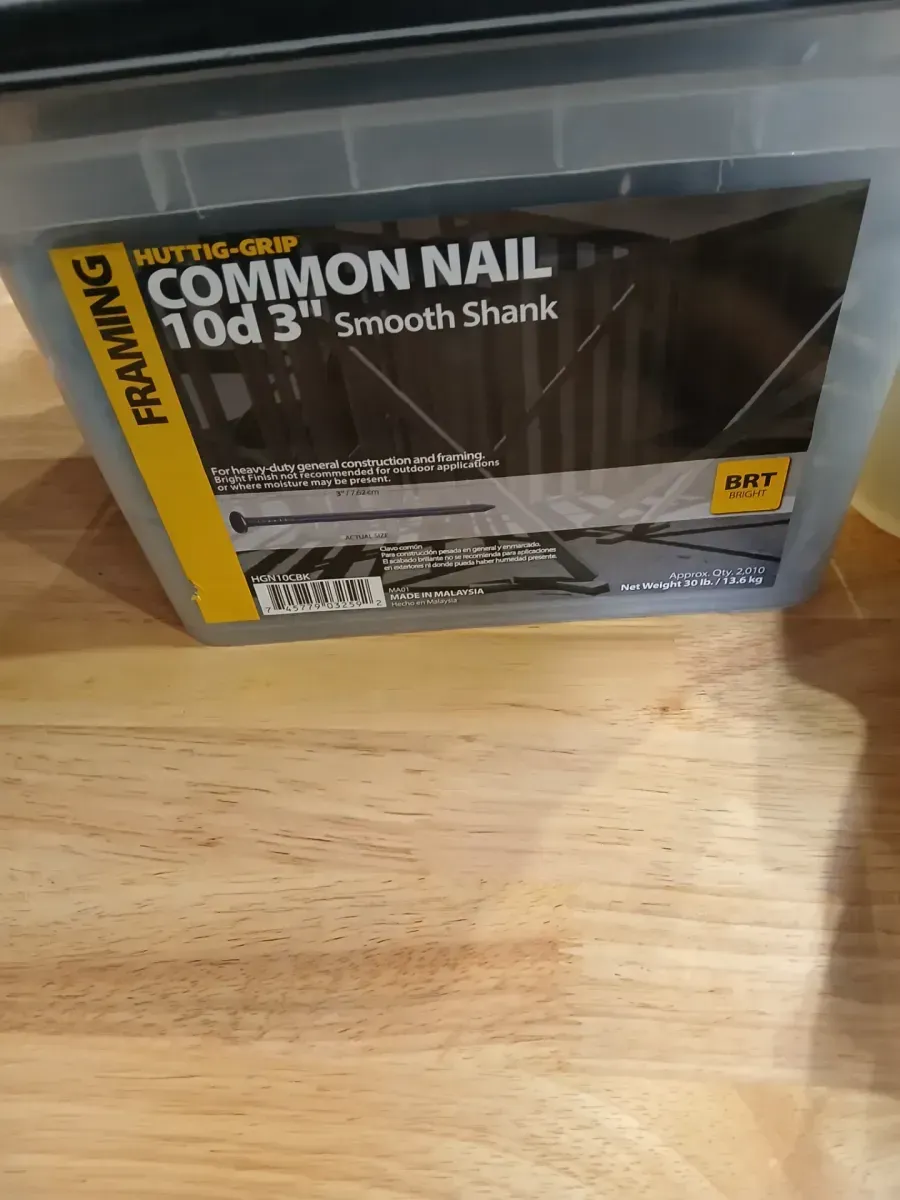 10D (3 in.) Bright Common Nail 30 lbs. Bucket - image 2