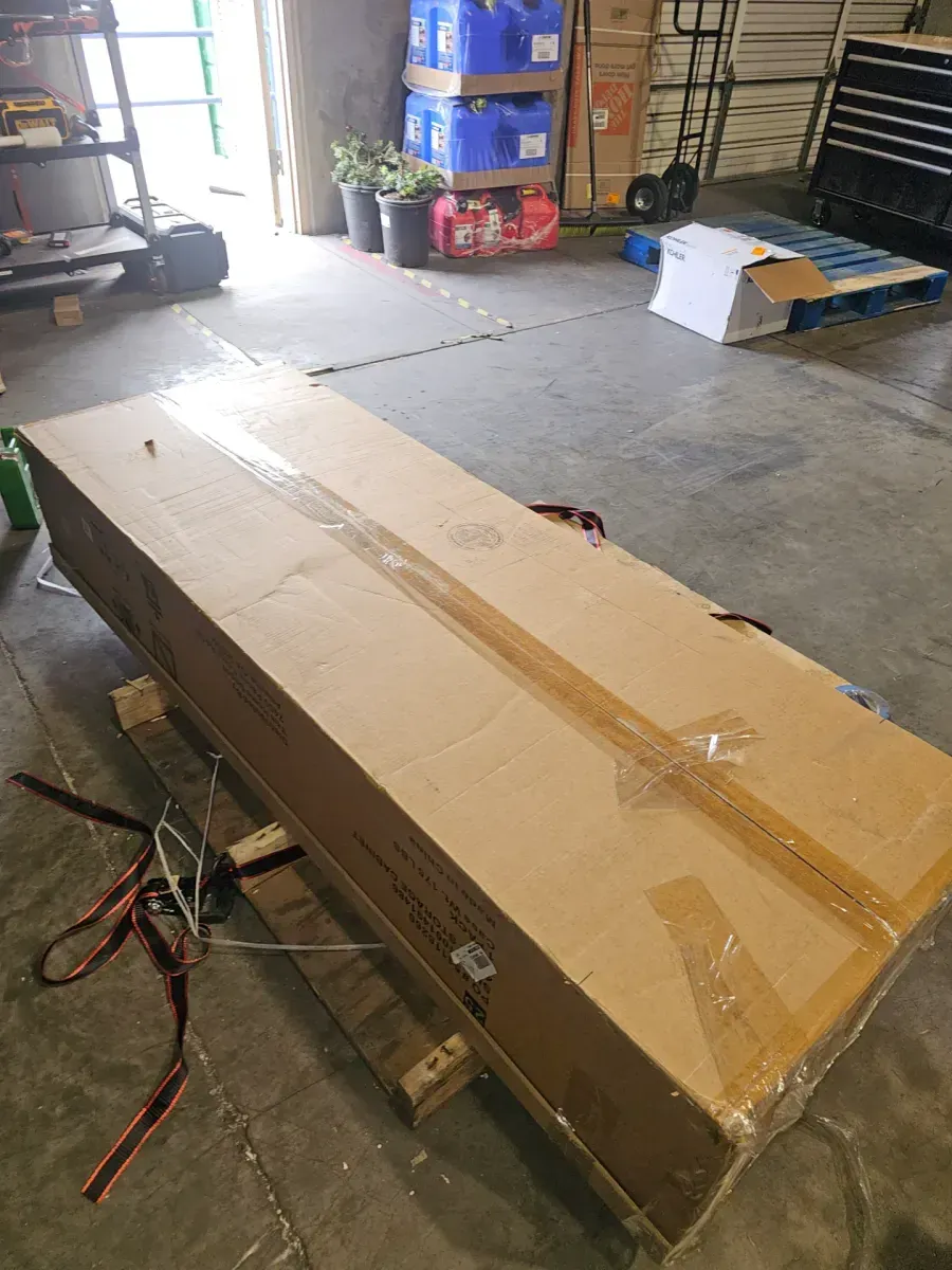 Ready-to-Assemble 48 in. W x 72 in. H x 18.3 in. D 24-Gauge 3-Shelf Steel Freestanding Cabinet in Black - image 4