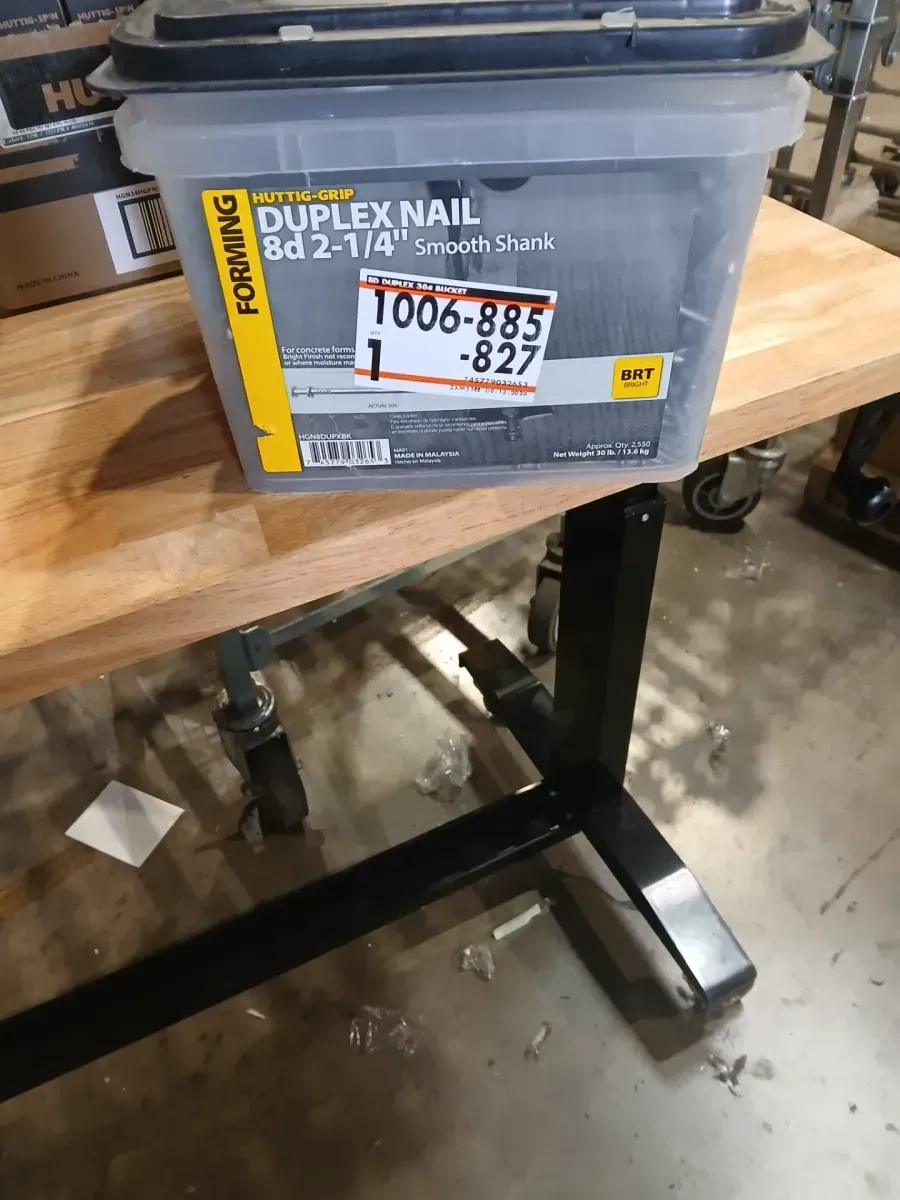 2-1/4 in. x 10-1/4-Gauge 8-penny Bright Steel Smooth Shank Duplex Nails 5 lb. Box - image 2