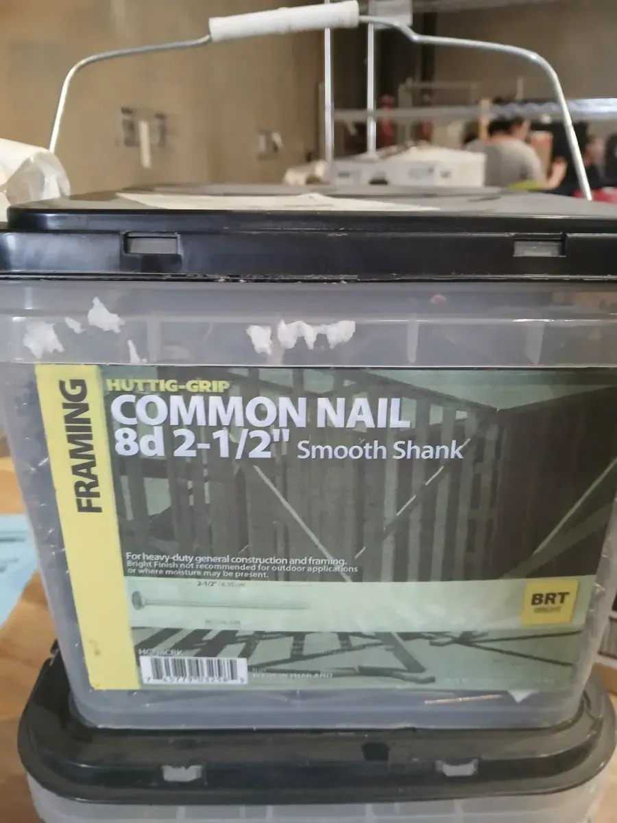 8D (2-1/2 in.) Bright Common Nail 30 lbs. Bucket - image 2