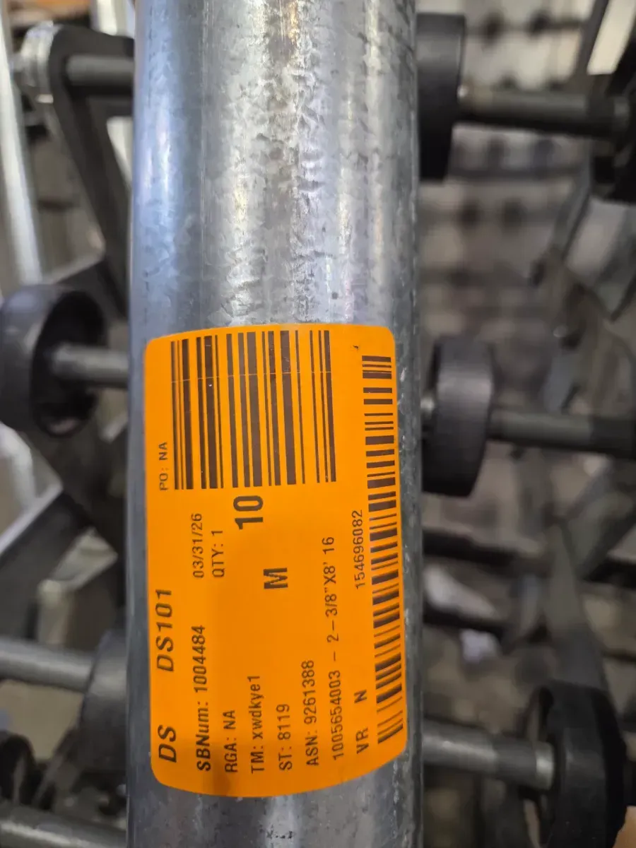 ***Pack of 4***2-3/8 in. Dia x 8 ft. 16-Gauge Galvanized Steel Chain Link Fence Corner Post - image 2