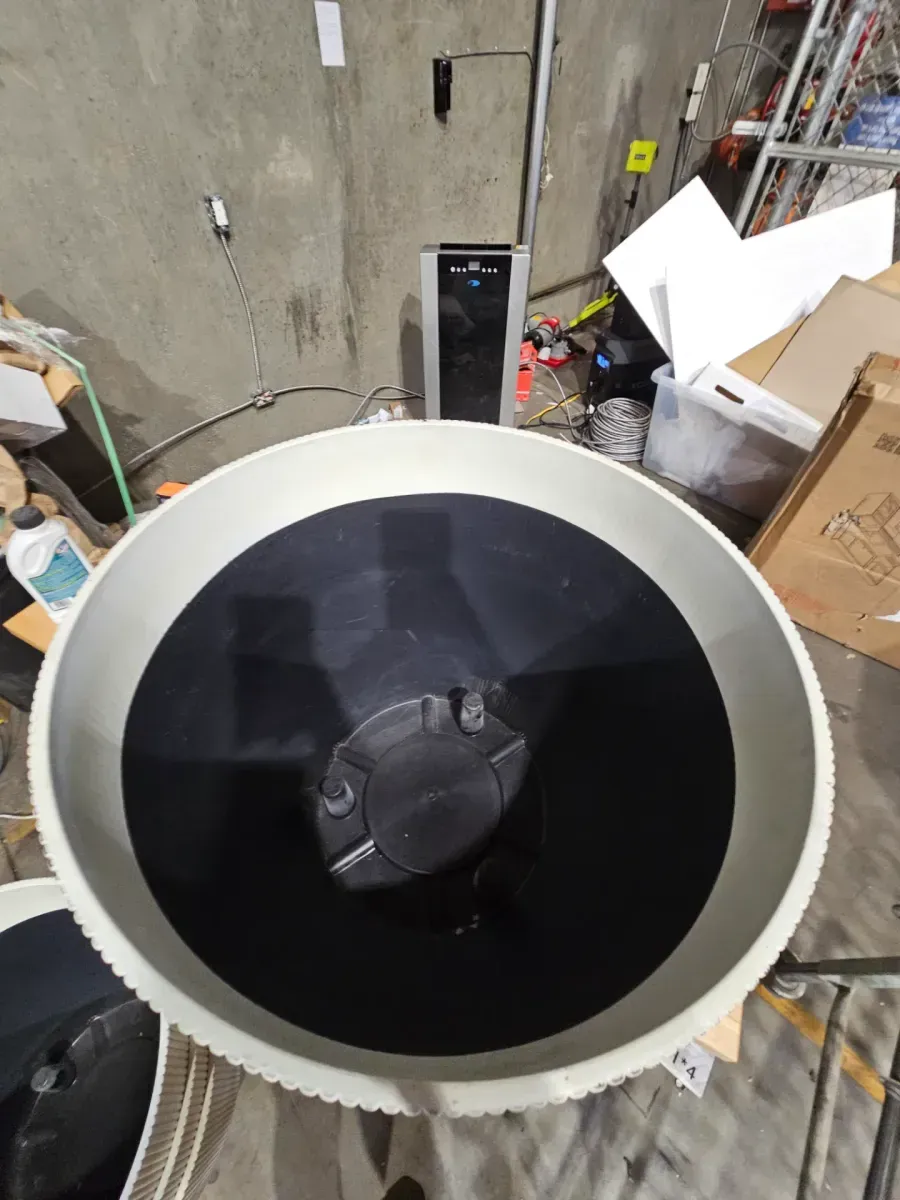 22 in. Pierce Cream Resin Planter - image 3