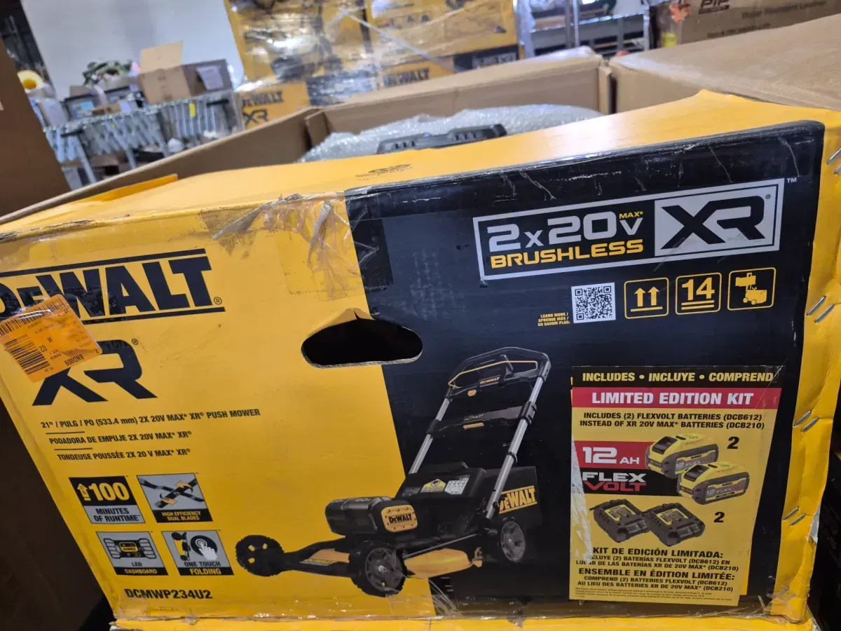 2x20V MAX 21 in. Cordless Battery Powered Push Lawn Mower Kit with (2) 10 Ah Batteries and Chargers - image 3