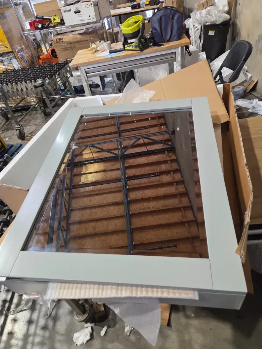 24 in. W x 30 in. H Rectangular Solid Wood Medicine Cabinet with Mirror - image 3