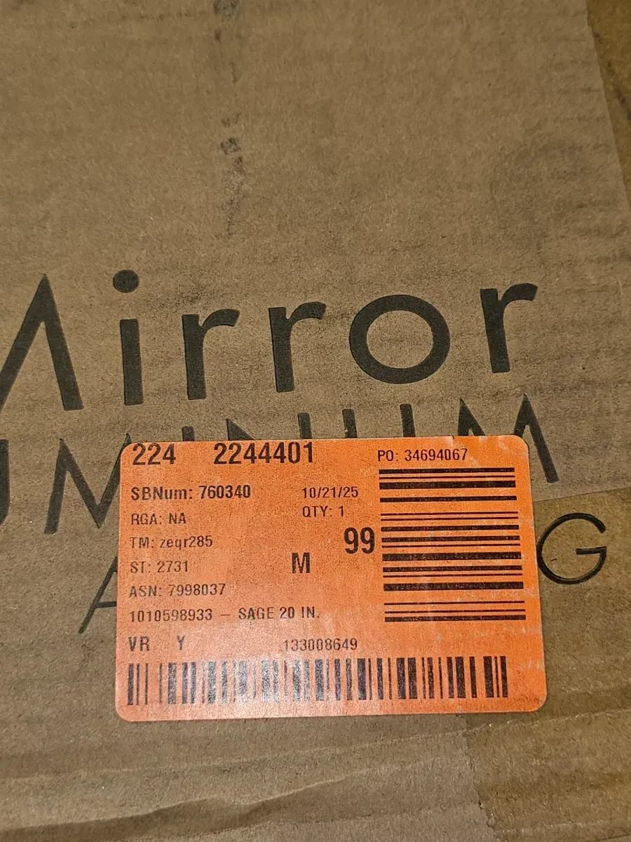 Sage 20 in. W x 20 in. H Round Aluminum Framed Wall Bathroom Vanity Mirror in Brushed Gold - image 6