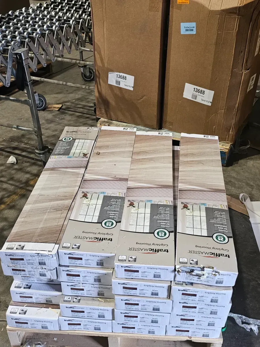 *** 20 cases*** (480sq/ft)Cherry 4 MIL x 6 in. W x 36 in. L Grip Strip Water Resistant Luxury Vinyl Plank Flooring (24 sqft/case) - image 3