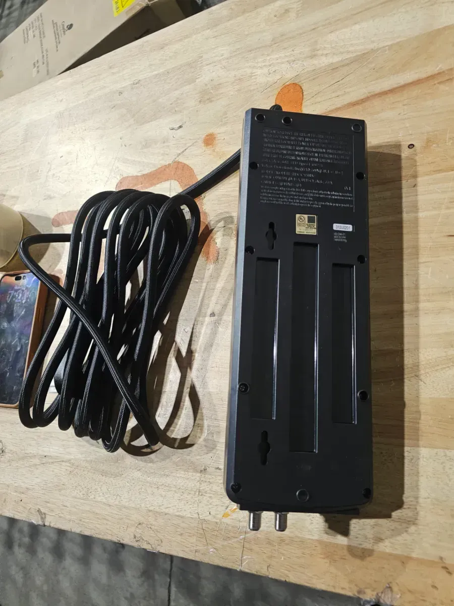 Commercial Electric 10-Outlet Surge Protector with USB and Coax - image 3