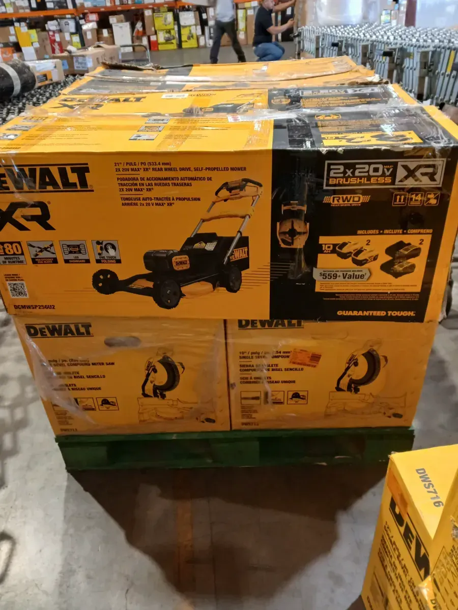 2x20V MAX 21 in. Cordless Battery Powered Push Lawn Mower Kit with (2) 10 Ah Batteries and Chargers - image 3