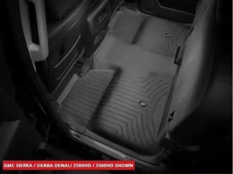 WeatherTech Rear FloorLiner for GMC Sierra / Sierra Denali 2500HD/3500HD - image 1