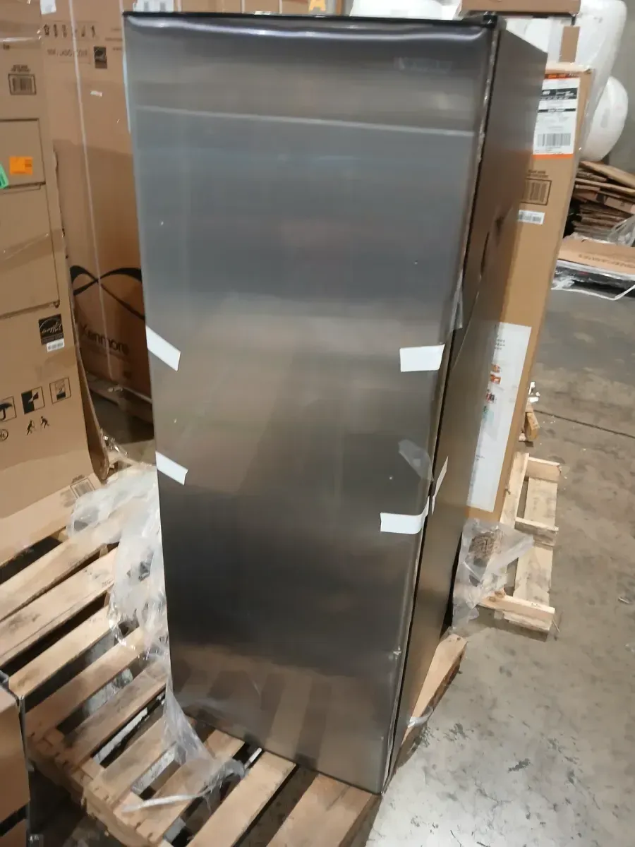 24 in. 11 cu. ft.  Convertible Auto Defrost Garage Ready Upright Freezer/Refrigerator in Stainless Steel, Energy Star - image 2