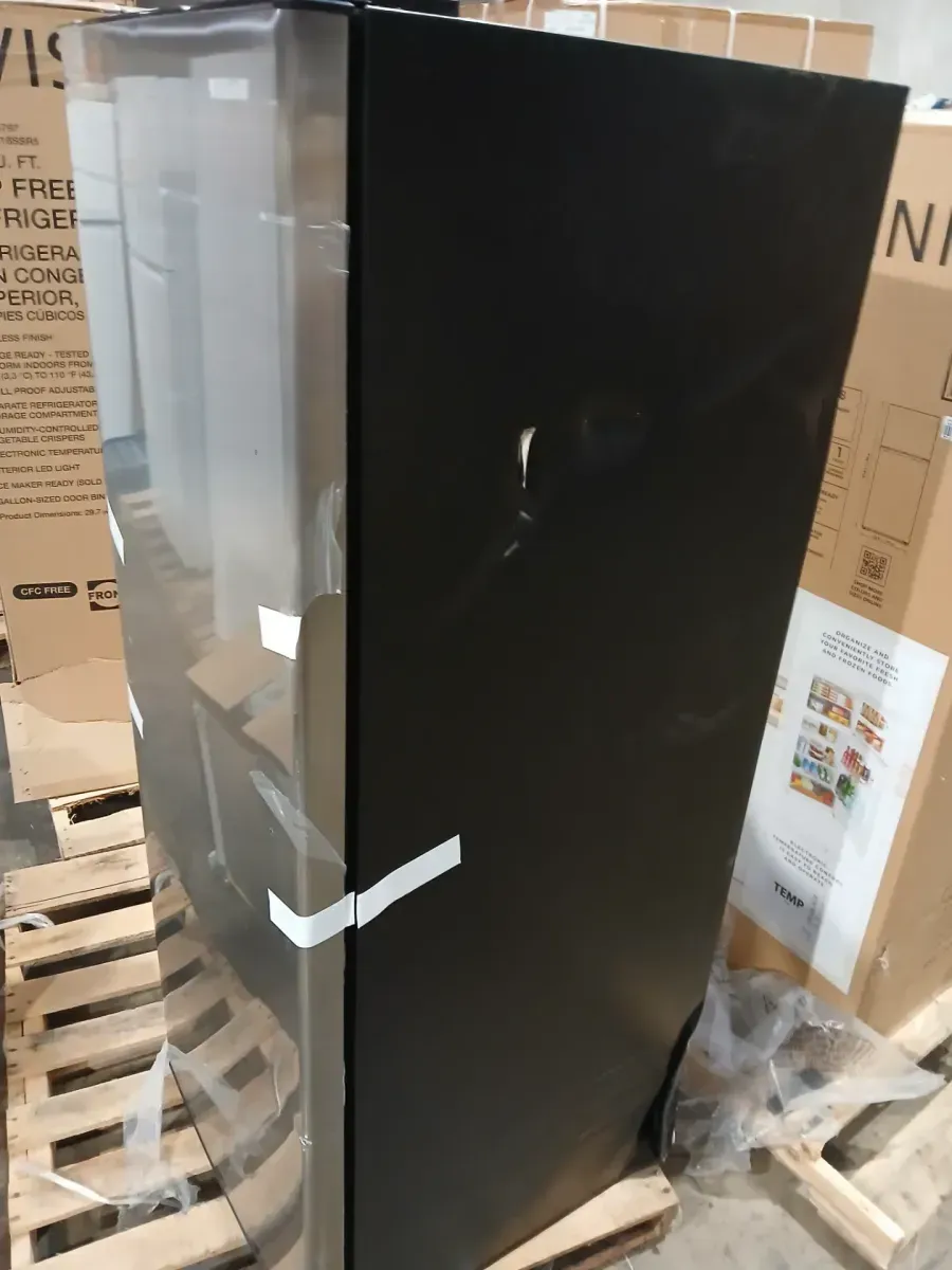 24 in. 11 cu. ft.  Convertible Auto Defrost Garage Ready Upright Freezer/Refrigerator in Stainless Steel, Energy Star - image 3