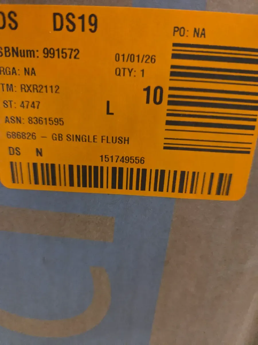 12 in. Rough In Two-Piece 1.28 GPF Single Flush Round Toilet in Biscuit, Seat Included - image 6