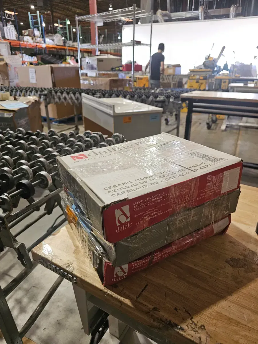 Pebble White 11 in. x 11 in. Porcelain Mosaic Tile (8.6 sq. ft./Case) - image 3