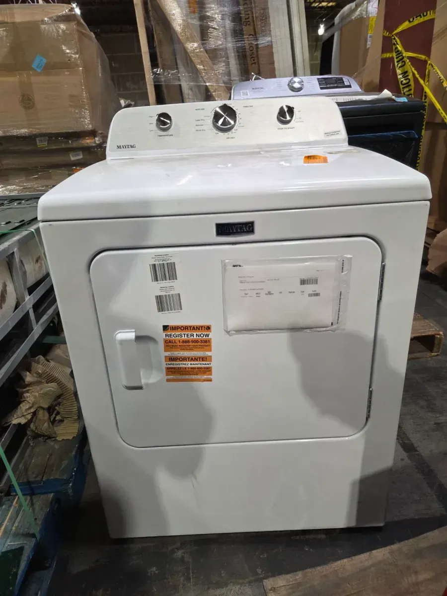 7.0 cu. ft. Vented Electric Dryer in White - image 2
