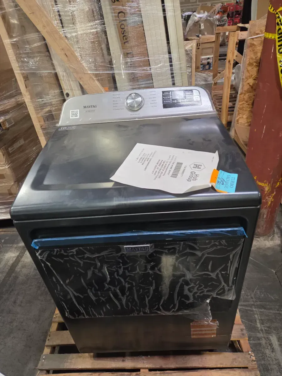 7.4 cu.ft. vented Front Load Electric Dryer in White with Premium Motor - image 1