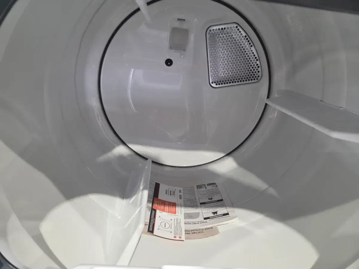 7.4 cu.ft. vented Front Load Electric Dryer in White with Premium Motor - image 2